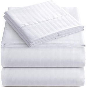 400 TC Cotton Elastic Fitted Bedsheet with