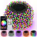 400LED Smart RGB Color Changing String Lights 144FT Halloween Lights App