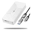 M.2 NVMe SSD USB4.0 Type-C 40Gbps ,Aluminum Alloy External Portable Enclosure Case Adapter, Thunderbolt 3/4 Compatible, Support 2280 M-Key NVMe SSD