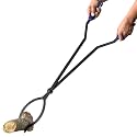 40in Heavy Duty Fire Tongs with Scissor Shape Serrated
