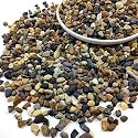 40LB Aquarium Gravel, 1/4" Pea Gravel for Fish Tank, Small River Rocks for Garden Decoration, Landscaping, Vase Filling, Flower Pot Paving（4-8MM）