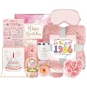 40th Birthday Gifts for Women, 1986 Birthday Spa Gift Basket with Blanket
