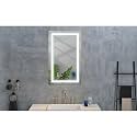 40x24 Inch LED Bathroom Mirror with Frontlit and Backlit, Wall Mounted Vanity Mirror with Smart Touch Button, Anti-Fog, Memory Function, 3 Colors, Stepless Dimmable Makeup Mirror(Horizontal/Vertical)