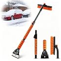 41" Snow Brush 2-in-1 Ice Scrapers for Car Windshield
