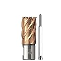 41 mm Diameter. Annular Cutters CARBIDE COATED in High Speed Steel. HSS Annular Core Cutter Carbide Coated GOLD Color. Cutting Length 30mm. Broach Core Cutting Tool.