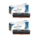 410A Toner Cartridge Compatible for CF410A for Color LJ Printers MFP M477fdw, M477fnw, M452dn, M452dw, M452nw, M377dw (410A - Black (Set of 2))