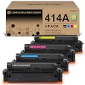 414A Toner Cartridges 4 Pack Compatible for HP Color Pro MFP M479FDW W2020A