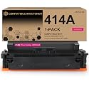 414A Toner Cartridge Compatible Replacement Works with Color Pro MFP M479fdw M479fdn M454dw M454dn M479dw M455dn M479 M454, Enterprise LaserJet M455dn M480f Printer | W2023A, 1 Pack Magenta