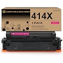 414X Toner Cartridge Compatible Replacement Works with Color Pro MFP M479fdw M479fdn M454dw M454dn M479dw M455dn M479 M454, Enterprise LaserJet M455dn M480f Printer | W2023X, 1 Pack Magenta
