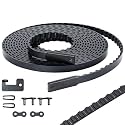 41A3589-1 Garage Door Belt, 257'' Drive Belt 041A3589-1 for 8ft High Garage Doors, Compatible with Some Liftmaster Chamberlain Garage Door Opener Models 1270, 1280, 1280R, 8100, 8200 & 9200
