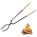 42" Heavy-Duty Firewood Tongs – Portable Detachable Large Fire Pit Tongs