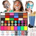 42 Colors Face Painting Kit for Kids -Water Activated Face Paint Palette