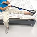 42 Inch Leg Lifter,Leg Lifter After Hip Replacement with Large Foot Loop,Mobility Aid for Disables and Elderly,Leg Lifter Strap for Knee Replacement Recovery Aids(Black)
