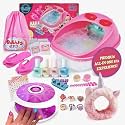 42+ PCs Glow in Dark Kids Spa Day Kit for Girls Ages 6-12 | Girls Spa Kit