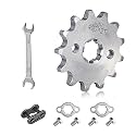 420 Chain Sprocket 12T Front Sprocket 17mm Compatible with 50cc 70cc 90cc 110cc 125cc 140cc15cc 160cc Lifan Loncin Dirt Bike, ATVs, Go Kart Sprocket