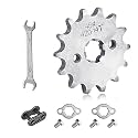 420 Chain Sprocket 14T Front Sprocket 17mm Compatible with 50cc 70cc 90cc 110cc 125cc 140cc15cc 160cc Lifan Loncin Dirt Bike, ATVs, Go Kart Sprocket