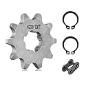 420 Chain Sprocket 10T Front Sprocket 17mm Compatible with 50cc 70cc 90cc 110cc 125cc 140cc15cc 160cc Lifan Loncin Dirt Bike, ATVs, Go Kart Sprocket