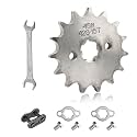 428 15T 17mm Motorcycle Front Engine Sprocket for 50cc 70cc 110cc 125cc 140cc 160cc Honda TaoTao Roketa Coolster Sunl Lifan Chinese ATV Quad Dirt Bike