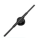 42cm 3D Holographic Fan WiFi Remote Custom Icons DIY Video Logo LED Neon Lights Rotating Display AD Projector
