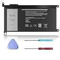 42wh WDXOR Laptop Battery for Dell Inspiron 13 15 5000 7000 Series 15 5565 5567 5568 5578 5579 7560 7570 13 7368 7378 5378 17 5765 5767 5770 P58F P66F, Latitude 3189 3390 &amp; more WDXOR P69G 3CRH3