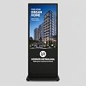 43 Inch I Shape Digital Standee | Full HD LED Display | 1 Year Free CMS Signage Software | Smart Digital Signage for Advertising, Restaurants, Malls & Retail Stores