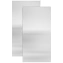 2Pcs 430 Stainless Steel Sheet Metal 6" x 12" x 1/32" Inch Metal Plates for Magnetic Mount Board Wall 20GA(0.80MM) 430 Stainless Steel Shim Stock Plates Metal Sheets for Crafting, Kitchen, Office