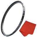 43mm X2 UV Filter for Camera Lenses - UV Protection Photography Filter with Lens Cloth - MRC8, Nanotec Coatings, Ultra-Slim, Traction Frame, Weather-Sealed by Breakthrough Photography
