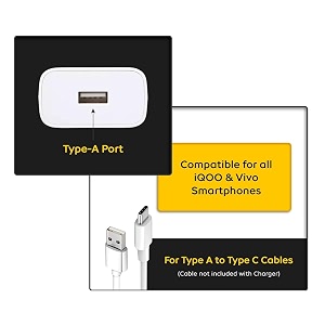 44W Flash Charge Charger with Cable Adapter