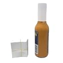 45 x 52 mm White Perforated Shrink Band for Hot Sauce, Woozy, Drip &amp; Liquid Bottles [Cap Diameter: 1"] Pack of 1,000