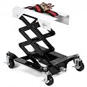 450 LBS Transmission Jack,Low Profile Lift Heavy-Duty Double Scissor Lift