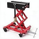 450 LBS Transmission Jack,Low Profile Lift Heavy-Duty Double Scissor Lift