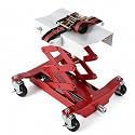 450 LBS Transmission Jack,Low Profile Lift Heavy-Duty Double Scissor Lift