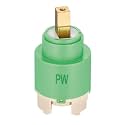 45mm High Flow Diverter Cartridge Plumber, Green, Water Flow Control for Bathroom Fittings