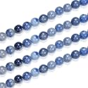 45pcs Adabele Natural Blue Aventurine Gemstone 8mm Round Beads