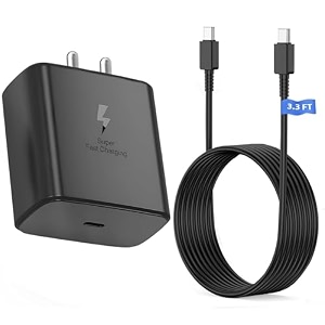 etguuds charger compatible with samsung 45w travel charger with 33 ft c to c cable compatible for samsung mobiles s24s24 plus s24 ultra s23 s23fe  s23 ultra s22 plusm55 5g