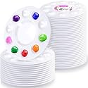 46PCS Paint Tray Palettes,Plastic Paint Pallets for Kids or Adult to Paint