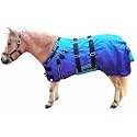 CHALLENGER 1200D Foal Winter Blanket Miniature Pony Donkey Bellyband Turquoise Rustic