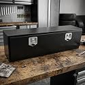 48"x12"x14" Steel Underbody Tool Box with T-Handle Latch, Black