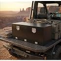 48"x18"x18" Steel Underbody Truck Tool Box with T-Handle, Black
