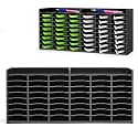 Krafetto 48-Slot Diamond Painting Tray Organizer for Small Trays, Black