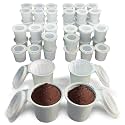48 iFillCup Pods White, Fill Your Own Coffee 1 & 5 Needle K Cup Brewers