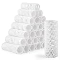 48 Pcs 11" X 3.9" Mesh Foam Sleeves for Glasses Packing Moving