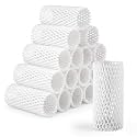 48 Pcs 8.7" X 2.8" Mesh Foam Sleeves for Glasses Packing Moving