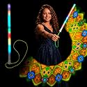 Programmable LED Light Stick, 1 Stick, 48 RGB Pixels, App Control, Custom Pictures and Animations, USB-C Rechargeable, 15 Inches, Glow Wand for Parties, Concerts, Night Light