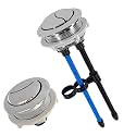 48mm/1.89in Toilet Push Button,Toilet Tank Button Dual Push Flushing Button,Adjustable Toilet Water Tank Button for Glacier Bay Aquasource TOTO,for American Standard,for Kohler,for Twfords,for Geberit