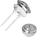 48mm Toilet Push Thread Diameter Dual Push Flushing Button Adjustable Toilet Water Tank Button,Compatible with Glacier Bay Aquasource TOTO, American Standard, KOHLER, Twfords