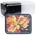 48oz Bento Boxes with Lid - Shrink-Wrapped Ready to Use 40 Pack
