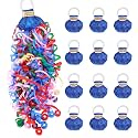 GAILROSO 12Pack No Mess Streamers,Blue Hand Throw Party Poppers