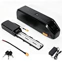 48V Ebike Battery, 13AH Lithium Battery Built-in BMS for 200-1000W Electric Bicycles & E-Motorcycles, Includes Safe Lock, Led Indicator Light and XT60 Connector(UL Certification)