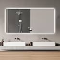 48x32in Frameless Bathroom Mirror with Light, LED Backlit Mirror, tri Color dimming, Anti Fog Function, Waterproof, Smart Sensor